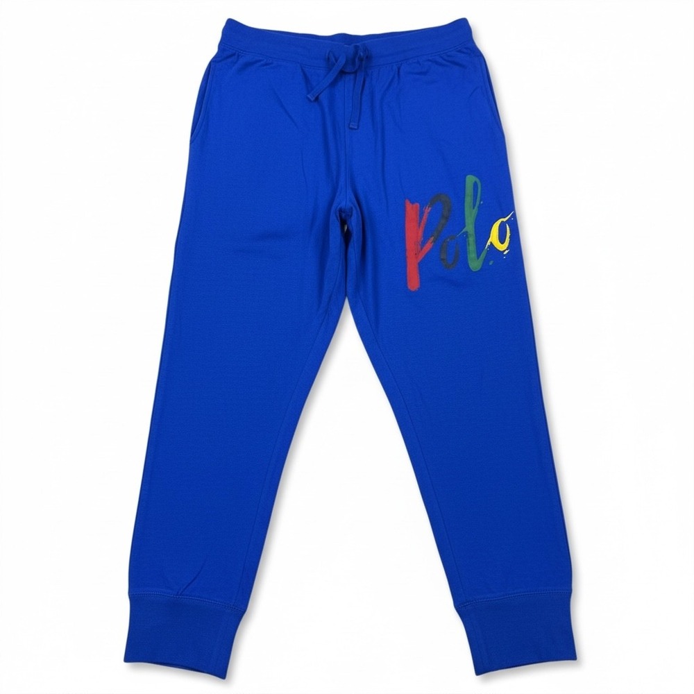 Polo‎ Ralph Lauren Pajama Joggers Men's Size Large L Royal Blue